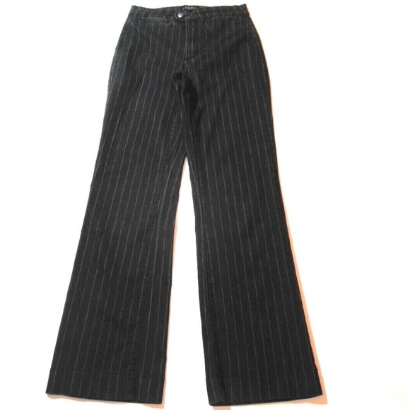 NYDJ pinstriped trouser jeans